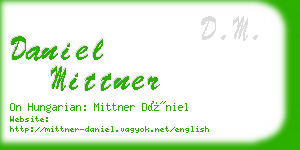 daniel mittner business card
